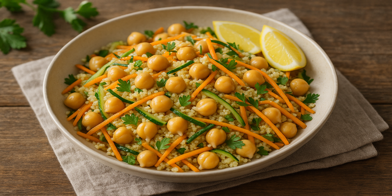 Amanida de Cigrons i Cuscús