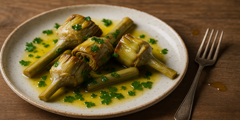 Carxofes a la Romana recepta de lescola de la dona de Barcelona