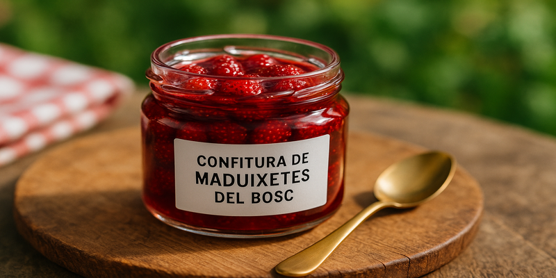 Confitura de Maduixetes del Bosc