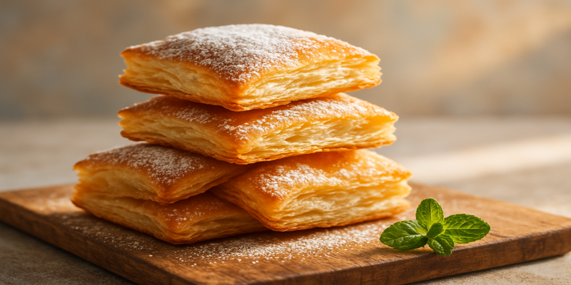 Coques de Pasta de Full (Massa bàsica) - i pasta de full caramellitzada