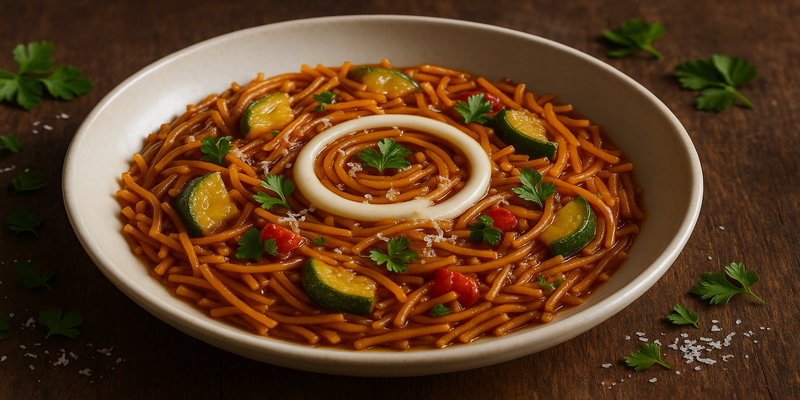 Fideuà Vegetal (recepta de Carme Ruscalleda - restaurant Sant Pau)