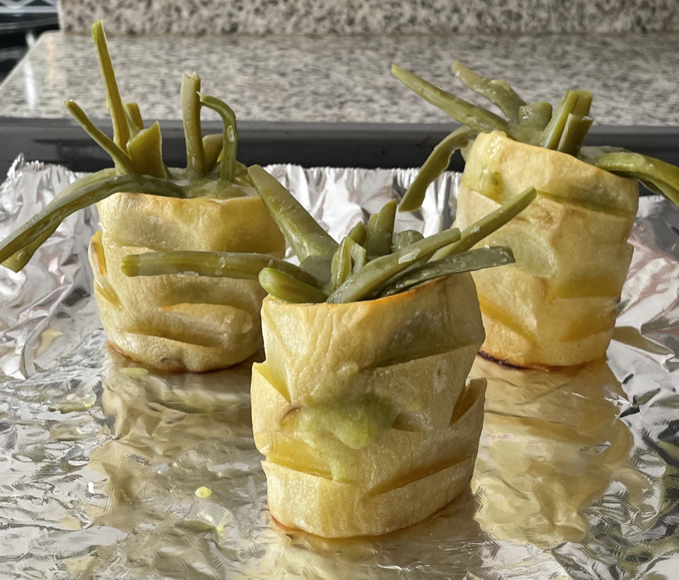 Flors de Patata Farcides de Bolets recepta de Ferran Adrià - restaurant El Bulli