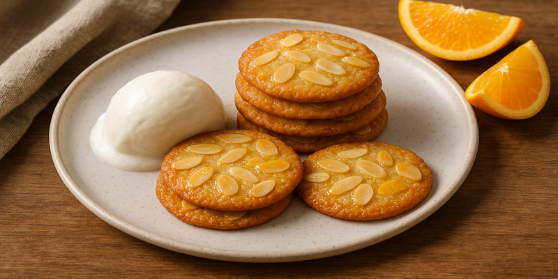 Galetes Dametlla i Taronja amb Iogurt Gelat