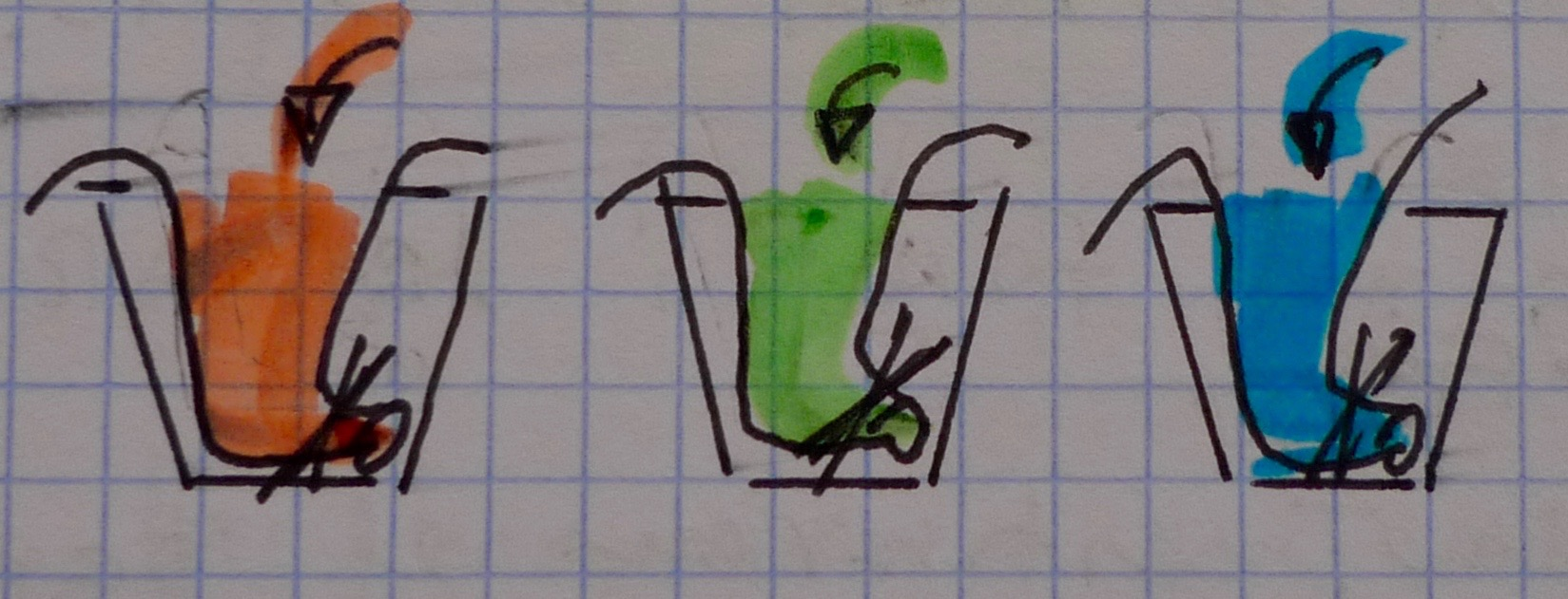 Macarons — Omplir els cercles de la plantilla amb la massa