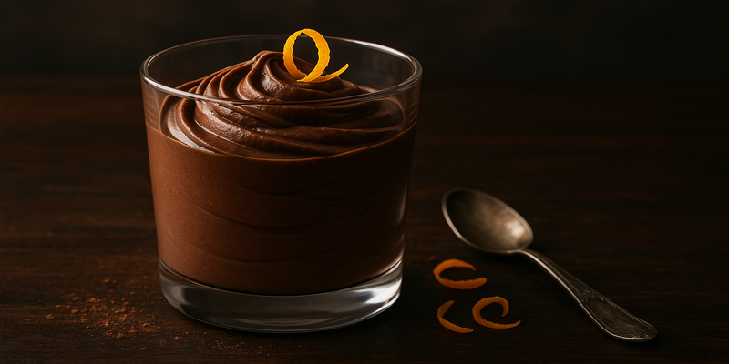 Mousse de Crema de Taronja i Xocolata (amb Ou)