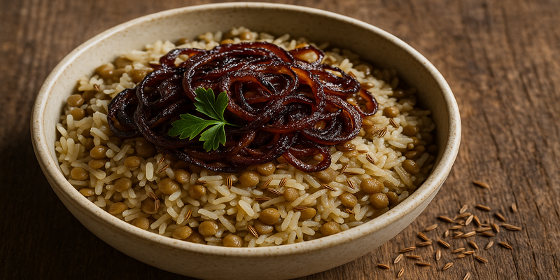 Mujaddara (Estil Forki)