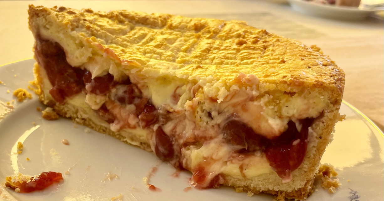 Pastís Basc de Cireres i Crema Pastissera