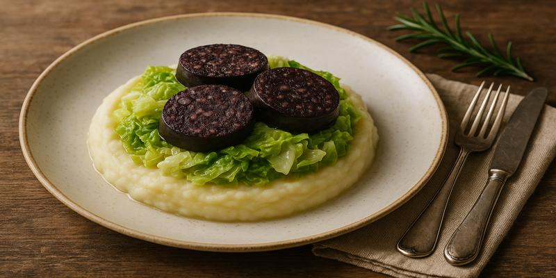 Pastís de Patata, Col i Botifarra Negre
