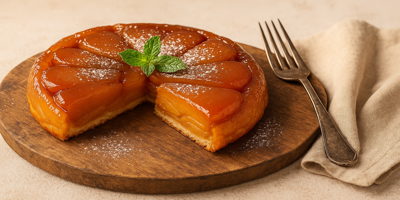 Pastis de Poma caramellitzada Julie Andrieu