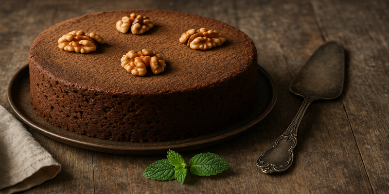 Pastís de Xocolata amb Nous recepta de Jean Paul Vinay - Pastisseria Bernachon de Lyon