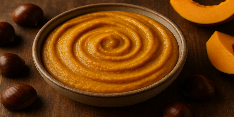 Puré de Castanyes i Carbassa - Estil Forki