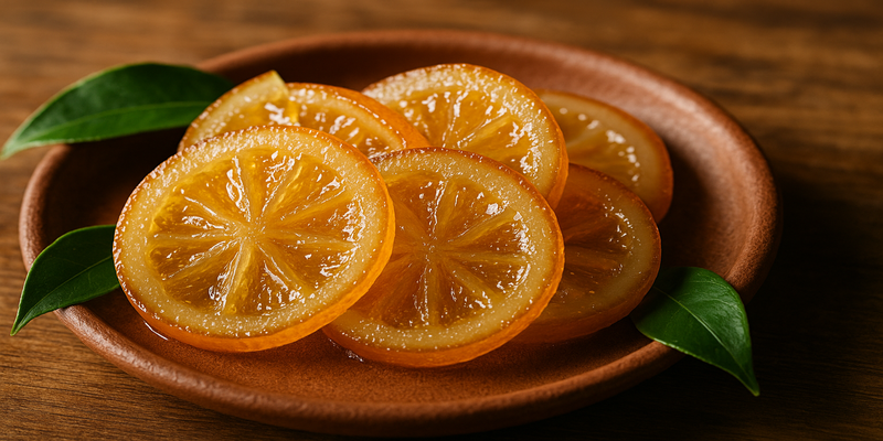 Taronja O Llimona Confitada