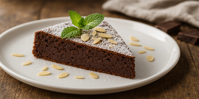 Tarta Caprese de Xocolata recepta dEttore Cioccia (Bavette)