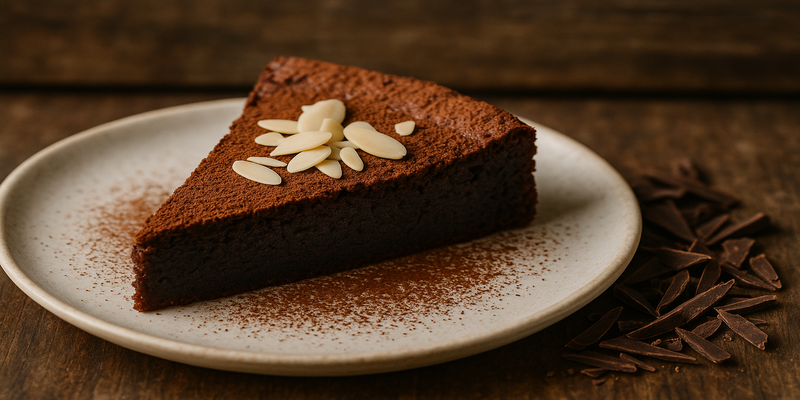 Tarta Caprese de Xocolata