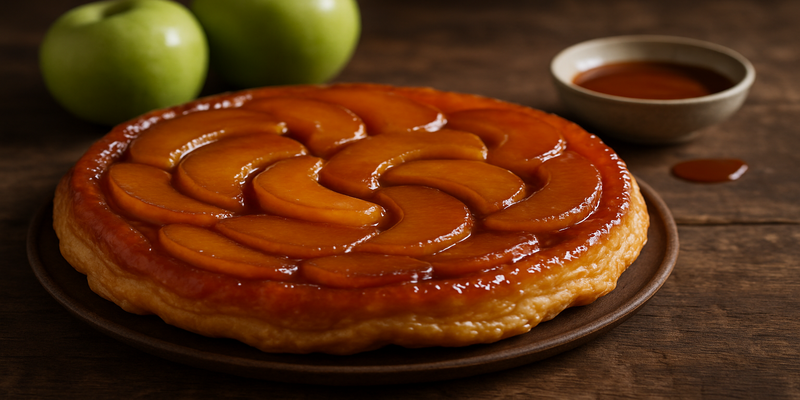 Tarta Tatin del Roig Rubí recepta del restaurant Roig Rubí